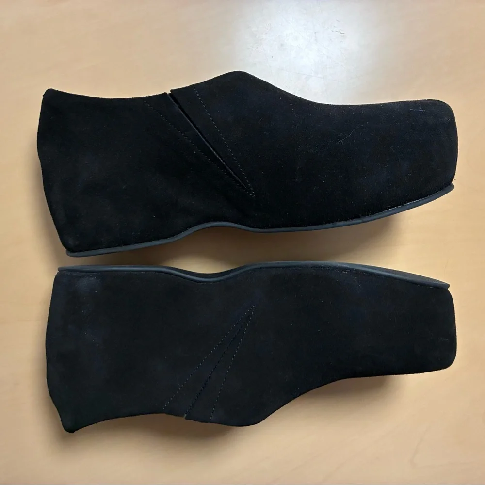 Terhi Polkki Black Suede Women's Clog - Picture 5 of 11